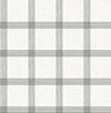 Brewster Home Fashions Plaids Charcoal Wallpaper