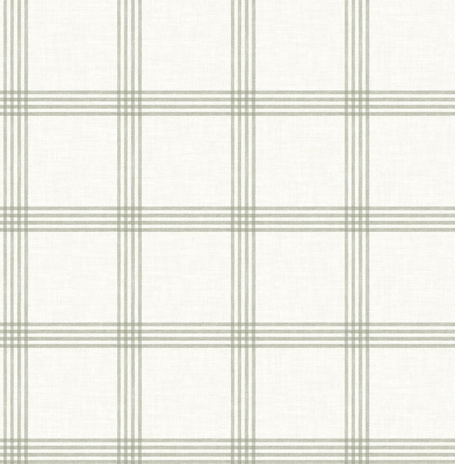Brewster Home Fashions Plaids Green Wallpaper