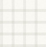 Brewster Home Fashions Plaids Light Grey Wallpaper