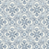 Brewster Home Fashions Geometrics Blue Wallpaper