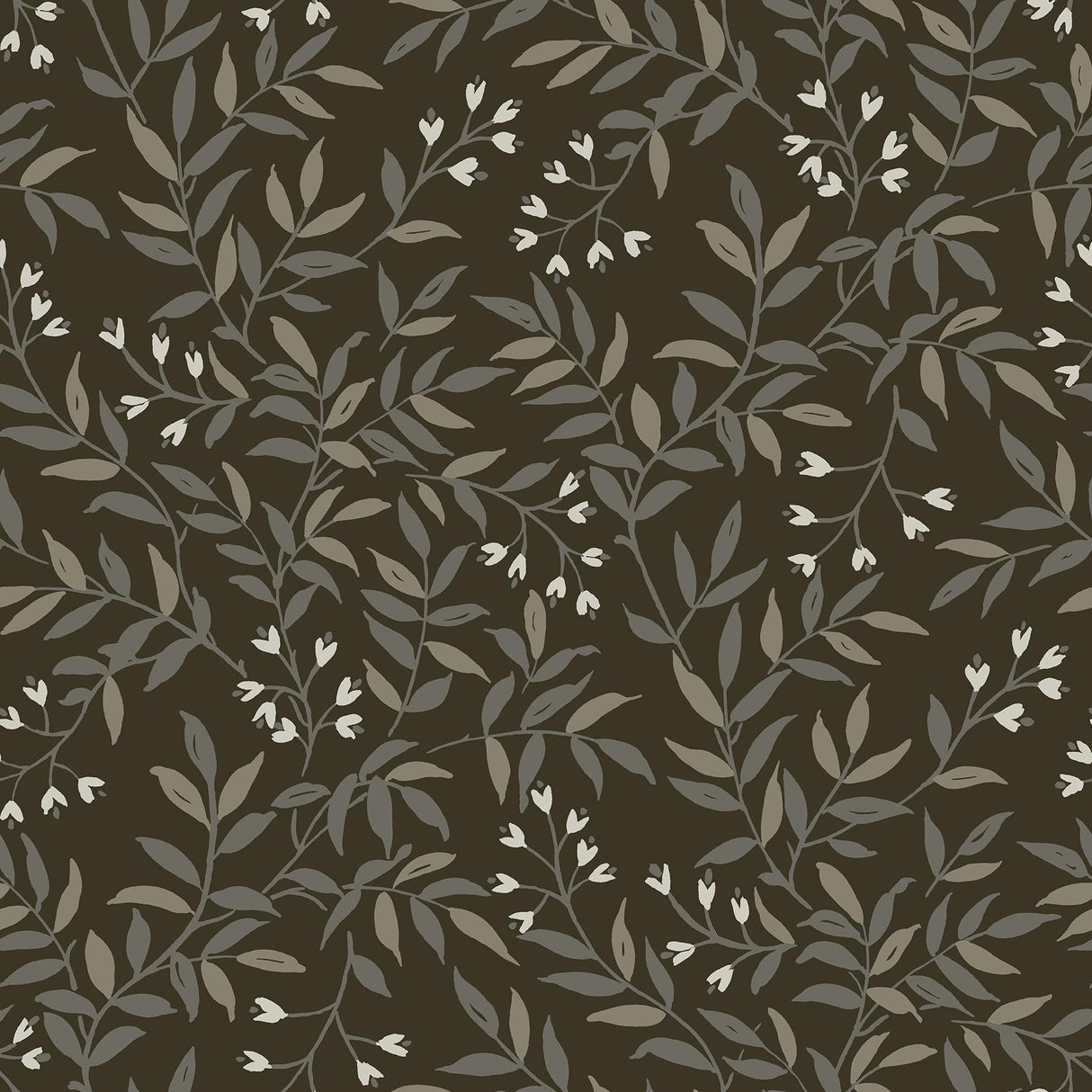 Brewster Home Fashions Vine Black Wallpaper