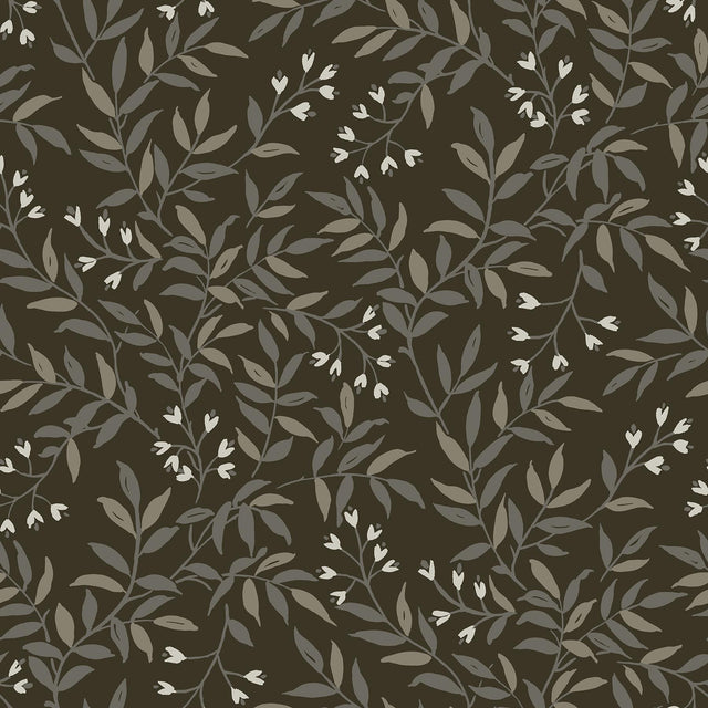 Brewster Home Fashions Vine Black Wallpaper