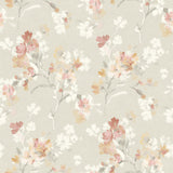Brewster Home Fashions Flowers Ruby Wallpaper