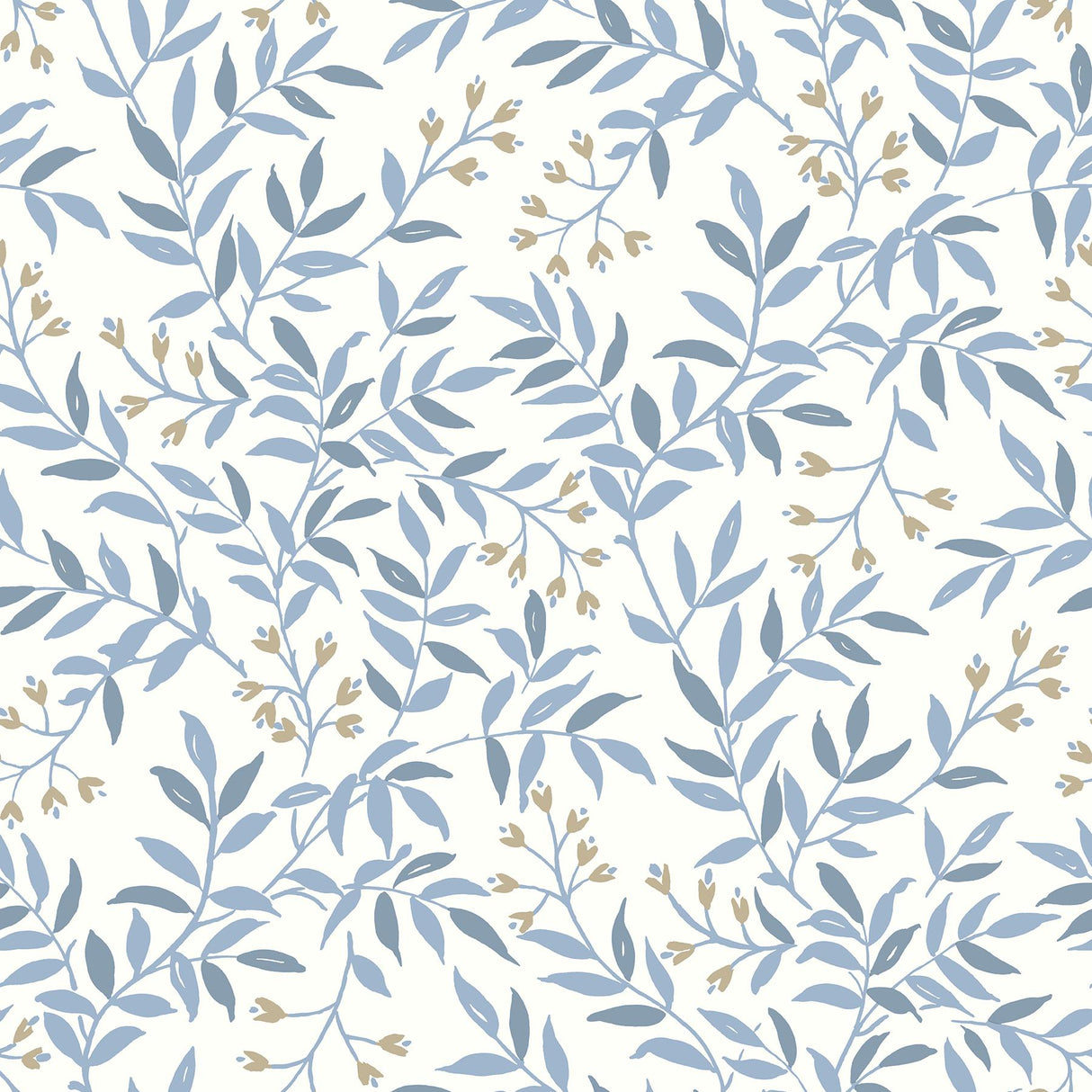 Brewster Home Fashions Vine Blue Wallpaper