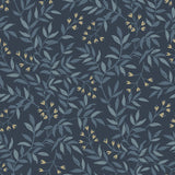Brewster Home Fashions Vine Navy Wallpaper