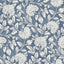 Brewster Home Fashions Jacobean Navy Wallpaper
