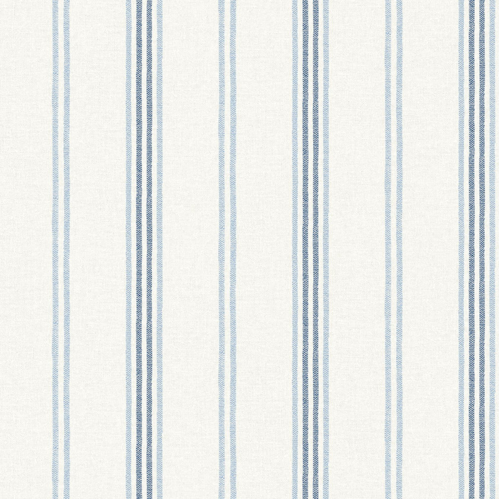 Brewster Home Fashions Stripes Blue Wallpaper