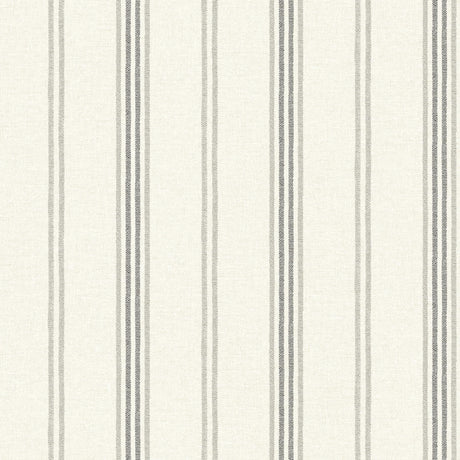 Brewster Home Fashions Stripes Charcoal Wallpaper