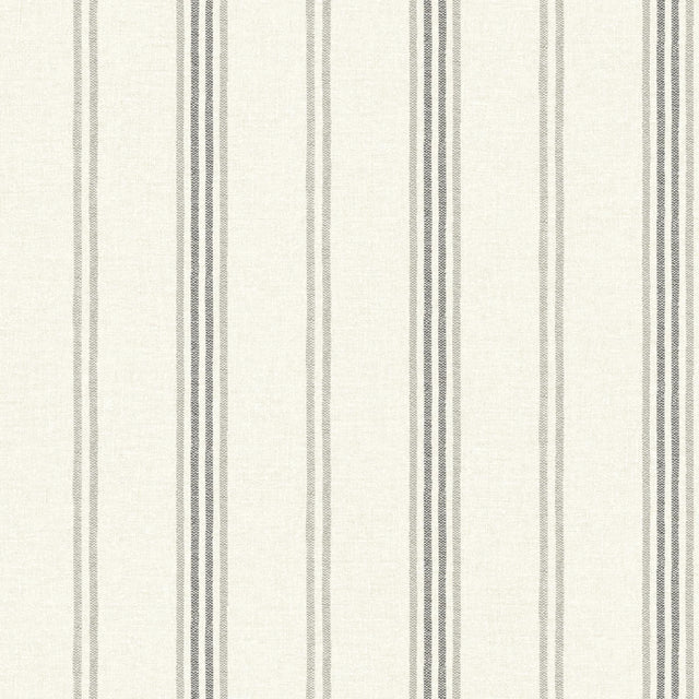 Brewster Home Fashions Stripes Charcoal Wallpaper