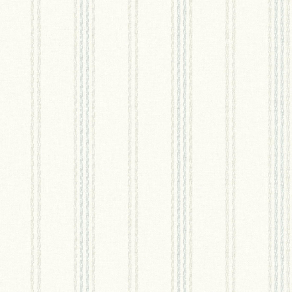 Brewster Home Fashions Stripes Aqua Wallpaper