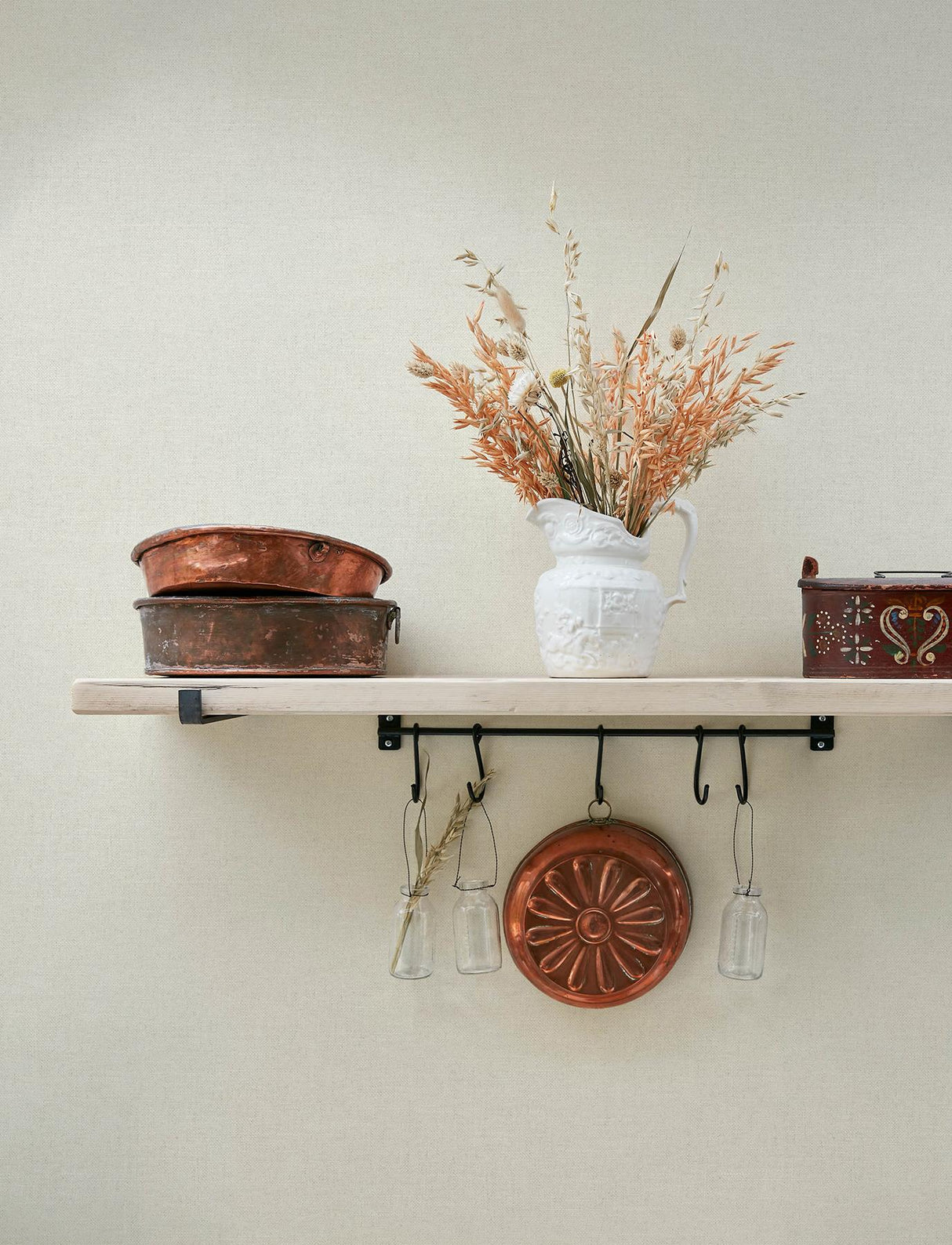 Brewster Home Fashions Fabric Textures Dove Wallpaper