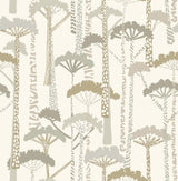 A-Street Prints Trees Metallic Wallpaper