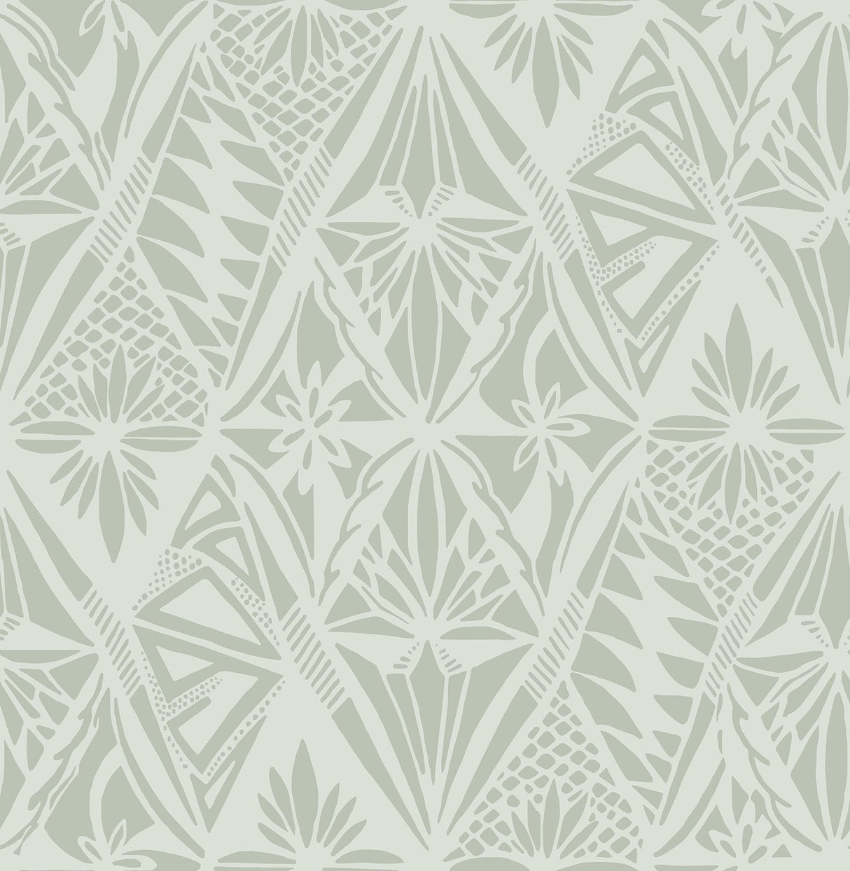 A-Street Prints Geometrics Sage Wallpaper