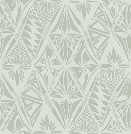 A-Street Prints Geometrics Sage Wallpaper