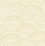 A-Street Prints Geometrics Yellow Wallpaper