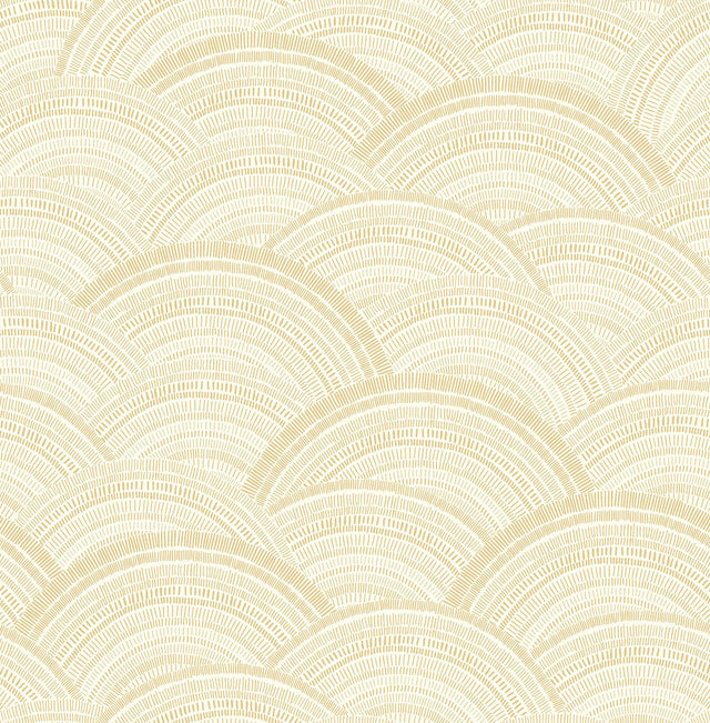 A-Street Prints Geometrics Yellow Wallpaper