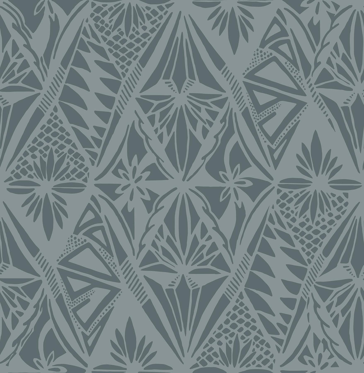 A-Street Prints Geometrics Denim Wallpaper
