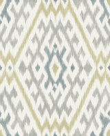A-Street Prints Ikat Chartreuse Wallpaper