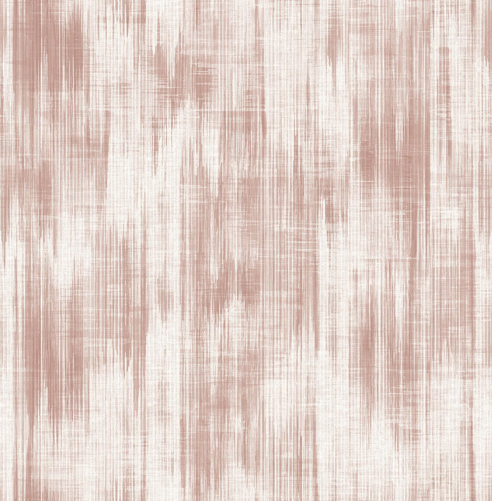 A-Street Prints Fabric Textures Light Pink Wallpaper