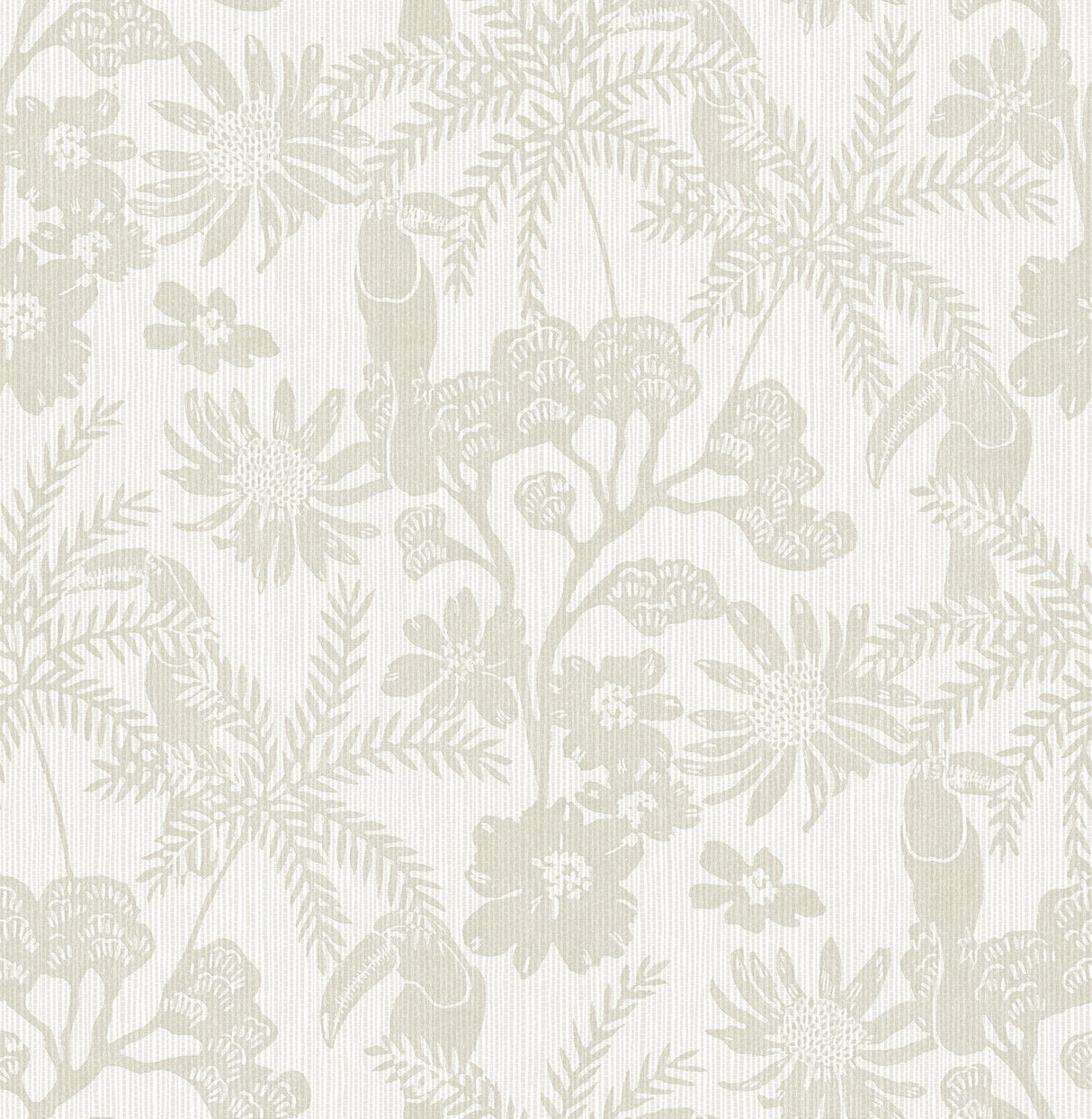 A-Street Prints Animals Taupe Wallpaper