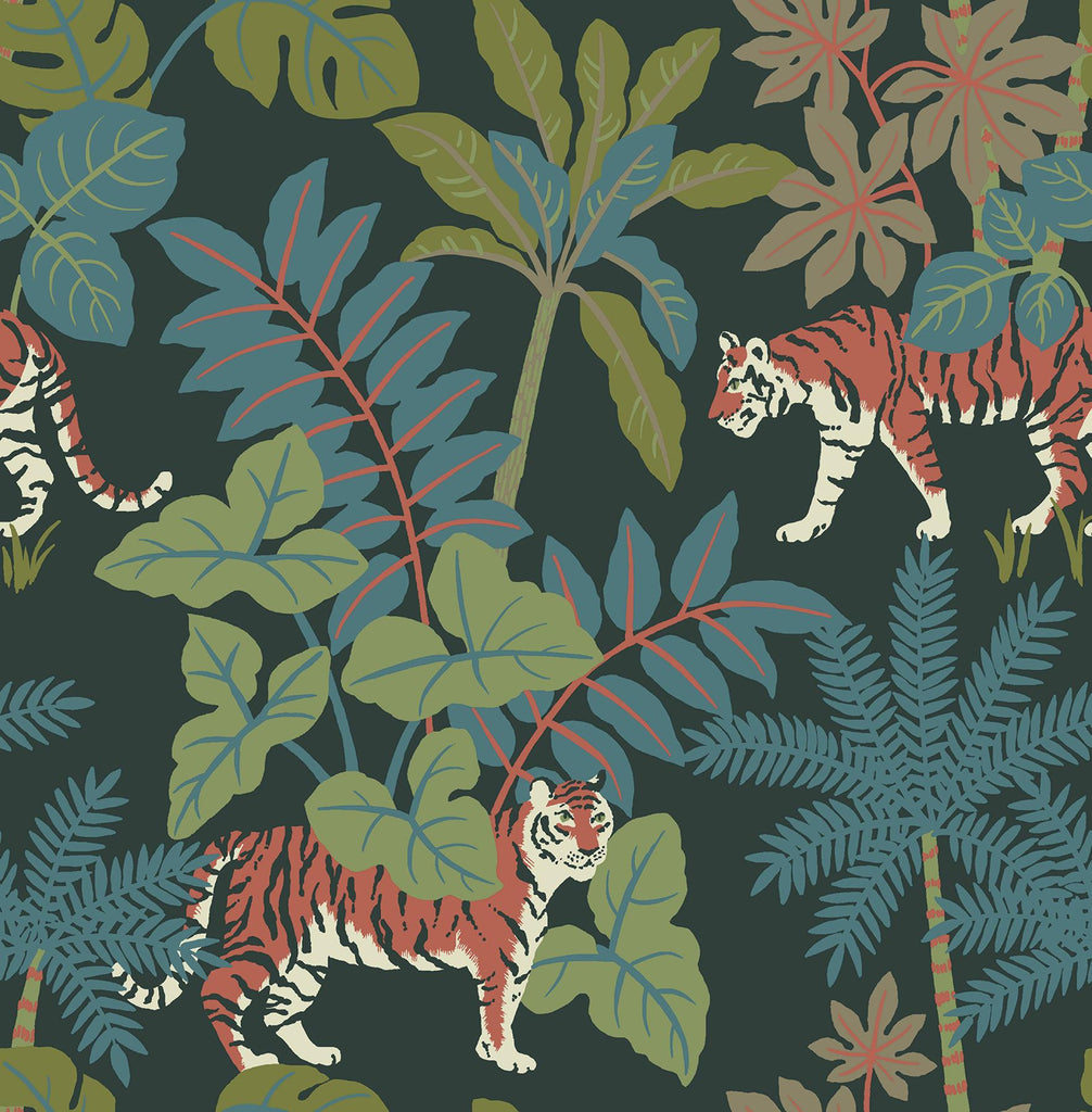 A-Street Prints Animals Evergreen Wallpaper