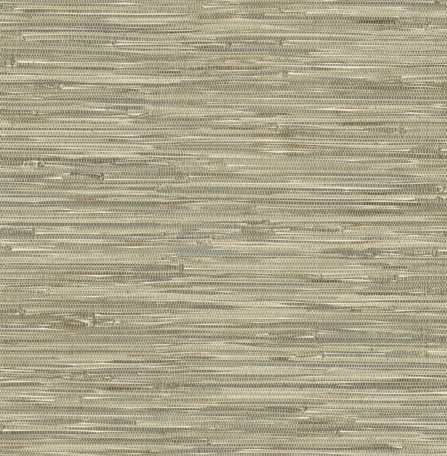 A-Street Prints Faux Grasscloth Olive Wallpaper