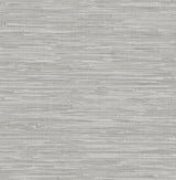 A-Street Prints Faux Grasscloth Light Grey Wallpaper