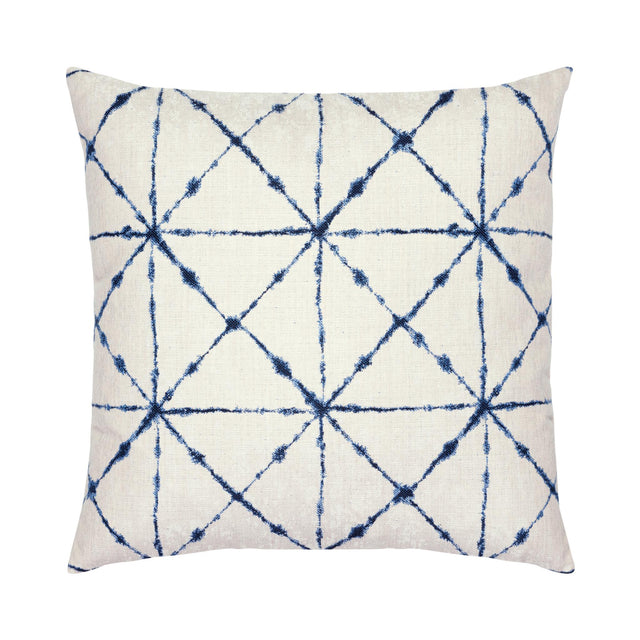 Elaine Smith Trilogy Indigo Blue 22" x 22" Pillow