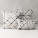 Elaine Smith Trilogy Indigo Blue 22"x22" Decorative Pillow