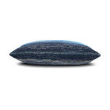 Elaine Smith Textured Indigo Deep Blue 22"x22" Decorative Pillow