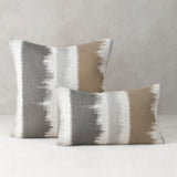 Elaine Smith Murmur Camel Gray 20"x20" Decorative Pillow