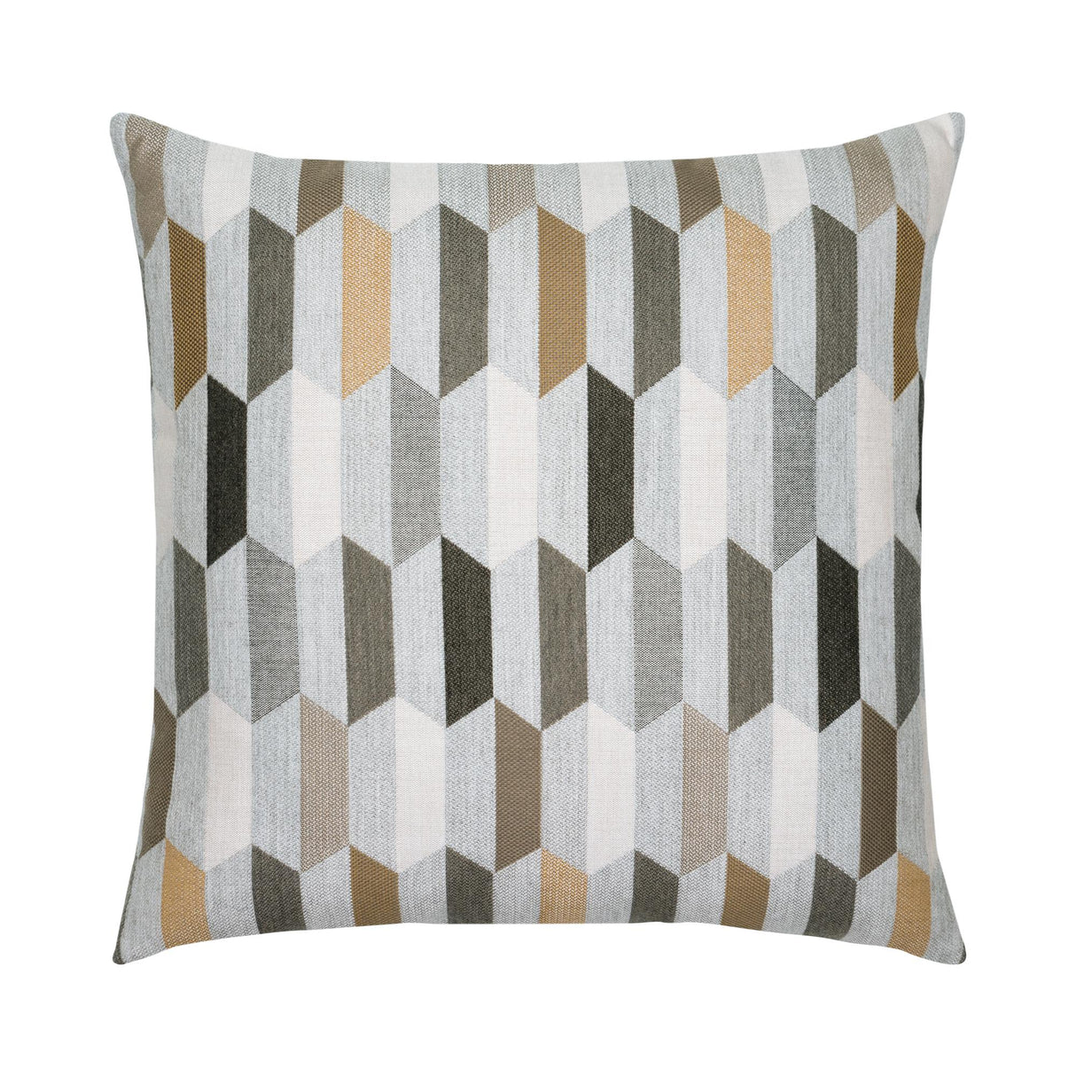 Elaine Smith Chiseled Camel Gray 22" x 22" Pillow