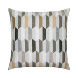 Elaine Smith Chiseled Camel Gray 22" x 22" Pillow