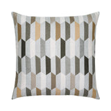 Elaine Smith Chiseled Camel Gray 22" x 22" Pillow