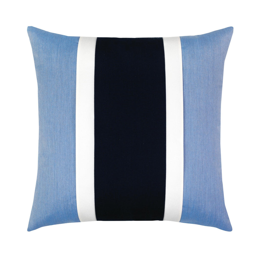 Elaine Smith Nevis Ocean Blue 22" x 22" Pillow