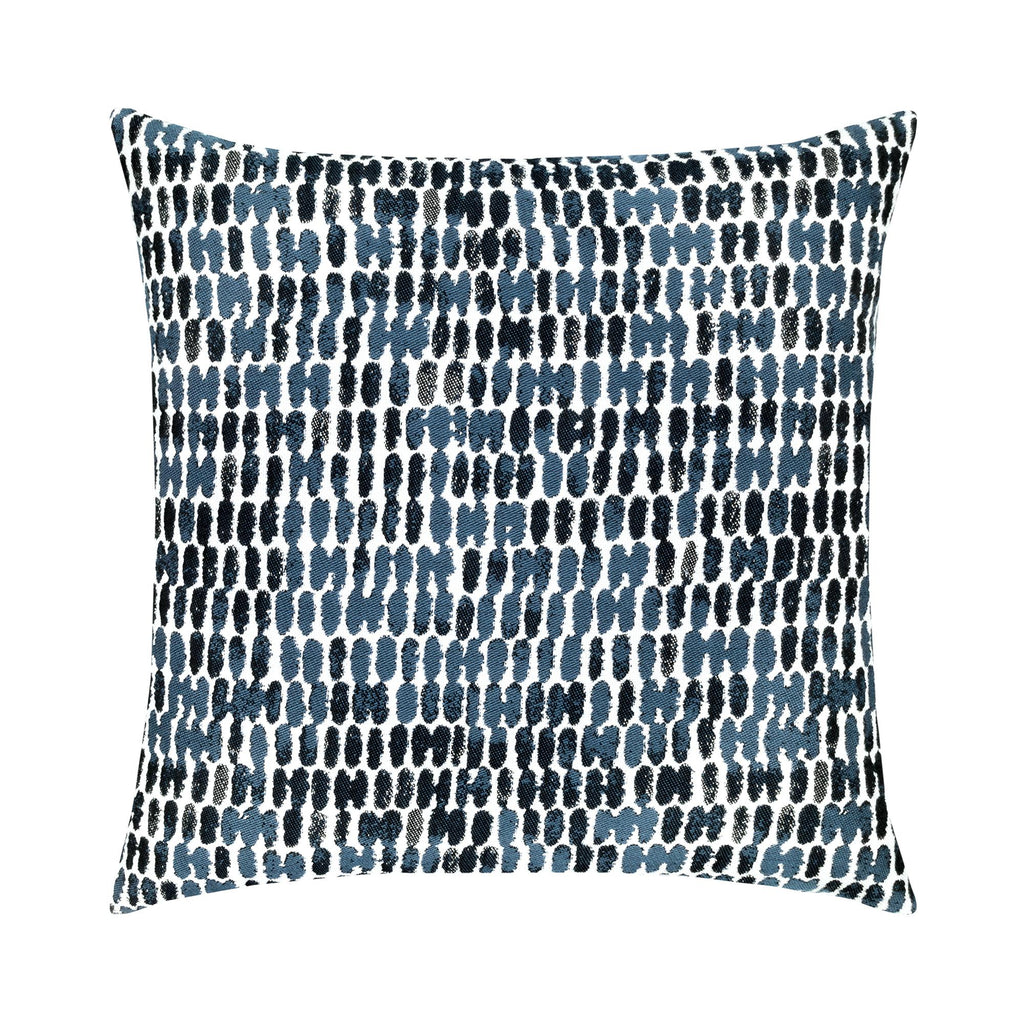 Elaine Smith Thumbprint Indigo Blue 22" x 22" Pillow