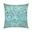 Elaine Smith Thumbprint Aruba Blue 22" x 22" Pillow