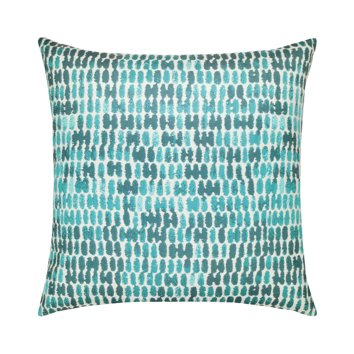 Elaine Smith Thumbprint Aruba Blue 22" x 22" Pillow