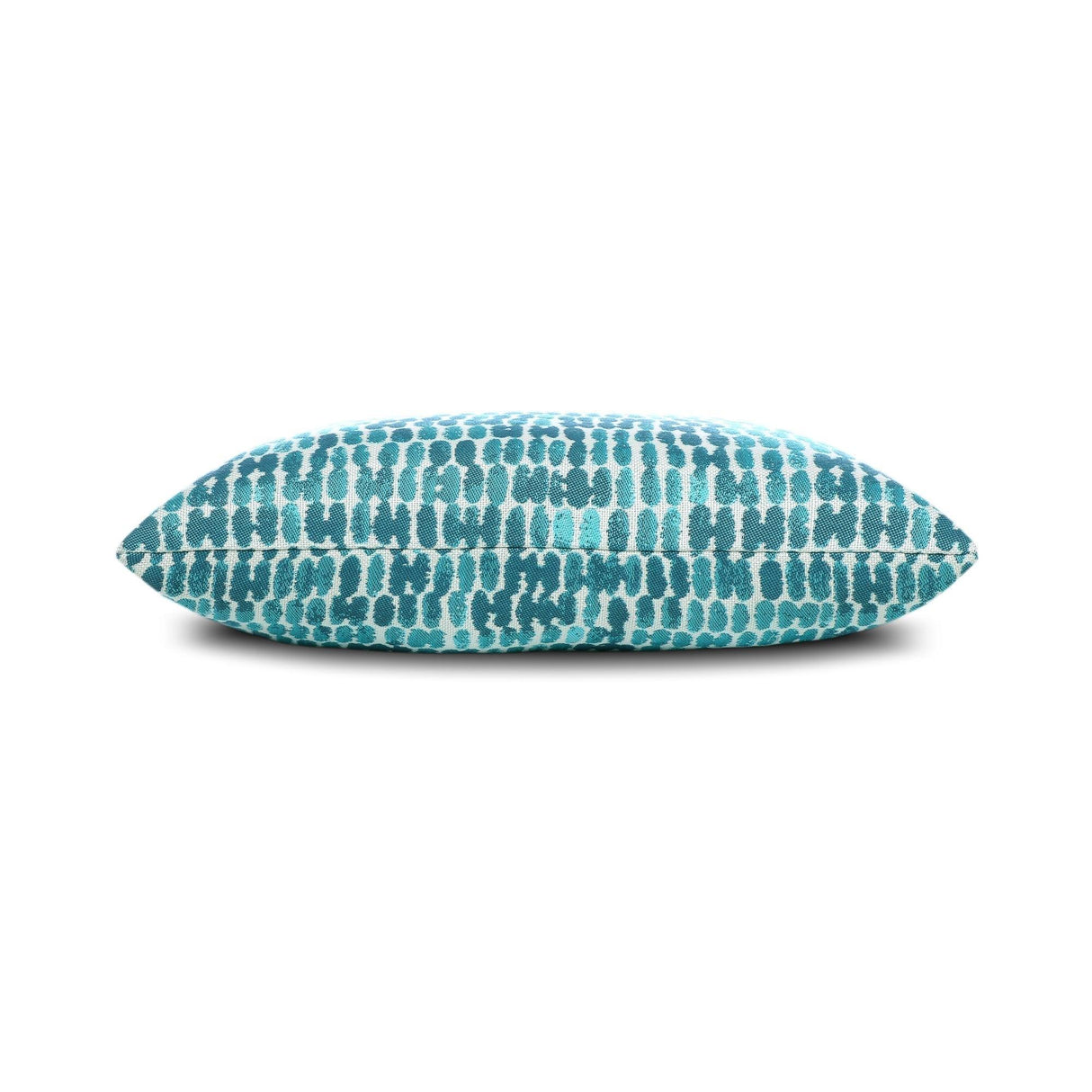 Elaine Smith Thumbprint Aruba Teal 22"x22" Decorative Pillow