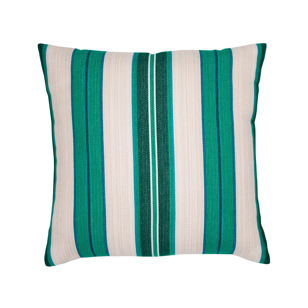 Elaine Smith Fortitude Emerald Green 20" x 20" Pillow