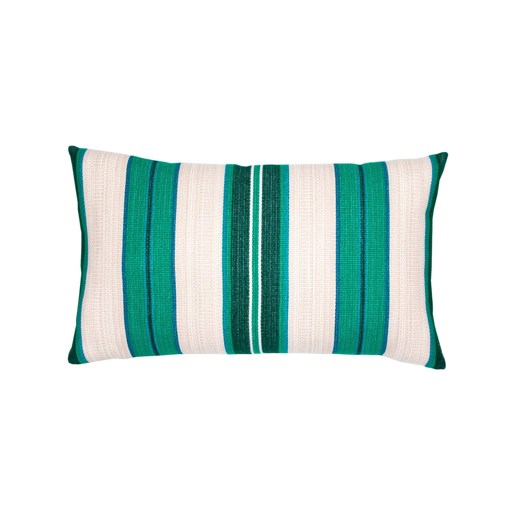 Elaine Smith Fortitude Emerald Green 12" x 20" Pillow
