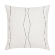 Elaine Smith Oblique Ebony Ivory 22" x 22" Pillow