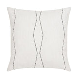 Elaine Smith Oblique Ebony Ivory 22" x 22" Pillow