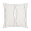 Elaine Smith Oblique Ebony Ivory 22" x 22" Pillow