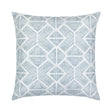 Elaine Smith Bakuba Stream Blue 22" x 22" Pillow