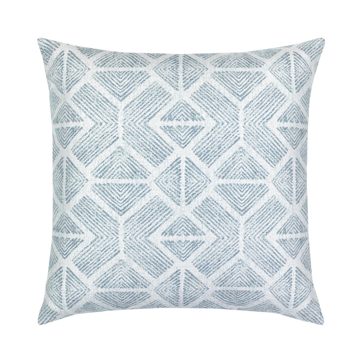 Elaine Smith Bakuba Stream Blue 22" x 22" Pillow