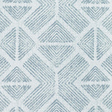Elaine Smith Bakuba Stream Light Blue 22"x22" Decorative Pillow