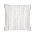 Elaine Smith Luxe Stripe Pebble White 22" x 22" Pillow