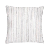 Elaine Smith Luxe Stripe Pebble White 22" x 22" Pillow
