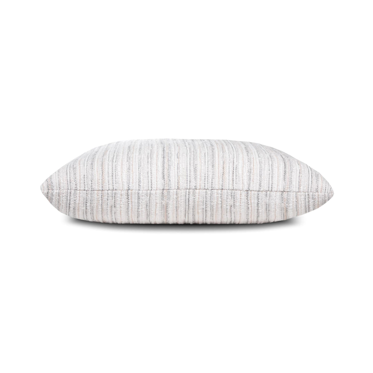Elaine Smith Luxe Stripe Pebble White 22" x 22" Pillow